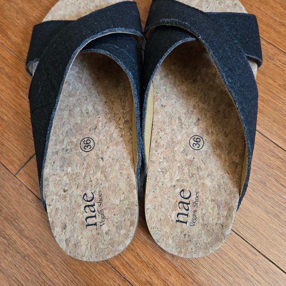 NAE  Vegan Leather Sandals US 5 and US 6 Available - Picture 4 of 6